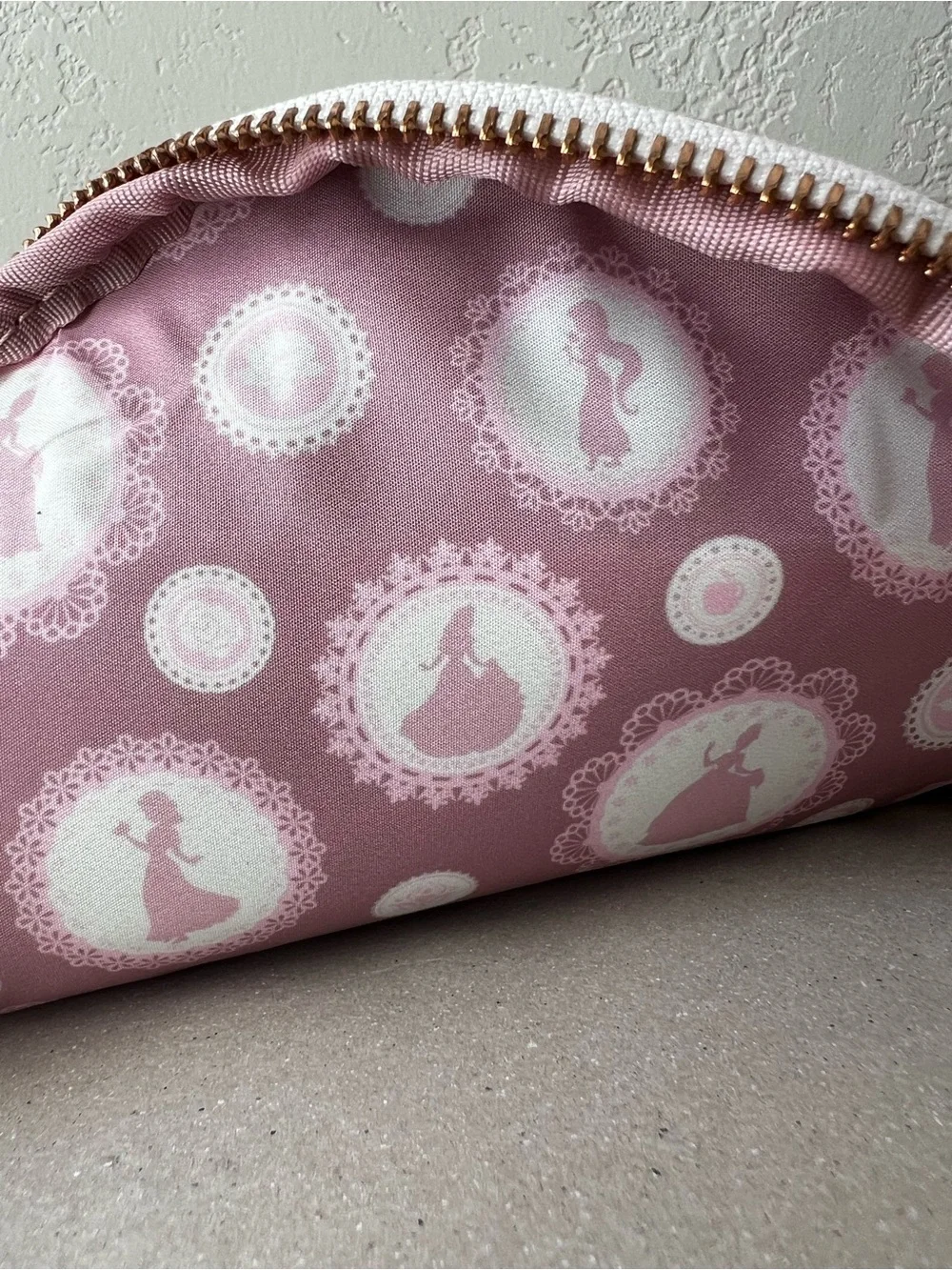 NWT Loungefly Disney Princess Silhouettes Floral Lace Mini Backpack + Wallet Set